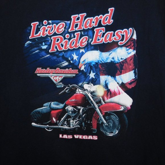 Harley Davidson Las Vegas Tee Shirt Size 2XL - Picture 3 of 4